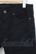 画像2: CIVARIZE パンツ.Cosmicグラデーション箔加工ZIPスキニーデニム'14SS /ブラックｘブルー/42 O-23-08-19-063-CI-pa-YM-ZT429 (2)