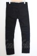 画像3: CIVARIZE パンツ.Cosmicグラデーション箔加工ZIPスキニーデニム'14SS /ブラックｘブルー/42 O-23-08-19-063-CI-pa-YM-ZT429 (3)