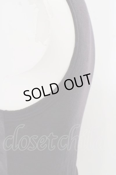 画像3: TORNADO MART タンクトップ.カシュクールムラ染め /パープル/ O-23-08-24-021-TO-to-YM-ZT439 (3)