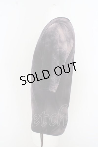 画像2: TORNADO MART Tシャツ.ムラ染めシャーリングクインクル /パープル/ O-23-08-24-022-TO-ts-YM-ZT439 (2)