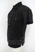 画像3: 【SALE】TORNADO MART Tシャツ.ボタニカルジャガード切り替え /ブラック/L O-23-08-24-028-TO-to-YM-ZT443