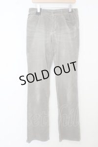 【SALE】TORNADO MART パンツ.スーパーストレッチモールフレアパンツ /グレー/L O-23-08-24-032-TO-pa-YM-ZT443