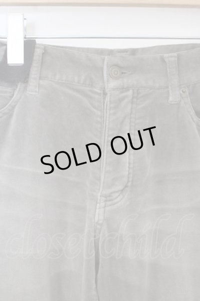 画像2: TORNADO MART パンツ.スーパーストレッチモールフレアパンツ /グレー/L O-23-08-24-032-TO-pa-YM-ZT443 (2)