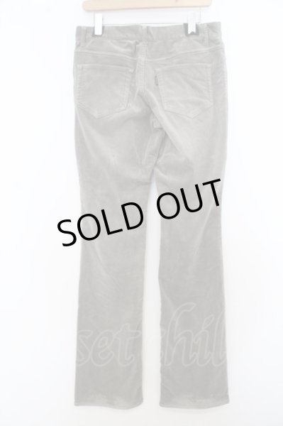 画像7: TORNADO MART パンツ.スーパーストレッチモールフレアパンツ /グレー/L O-23-08-24-032-TO-pa-YM-ZT443 (7)