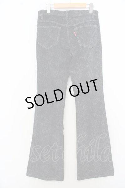 画像5: TORNADO MART パンツ.ストレッチパイソンベルボトム /ブラック/M O-23-08-24-036-TO-pa-YM-ZT463 (5)