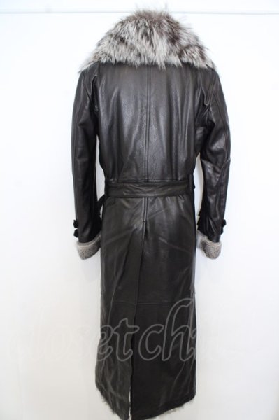 画像5: TORNADO MART コート.マキシレザーコンビファー'19AW /ブラック/M O-23-08-24-042-TO-ou-YM-ZT-ML017 (5)