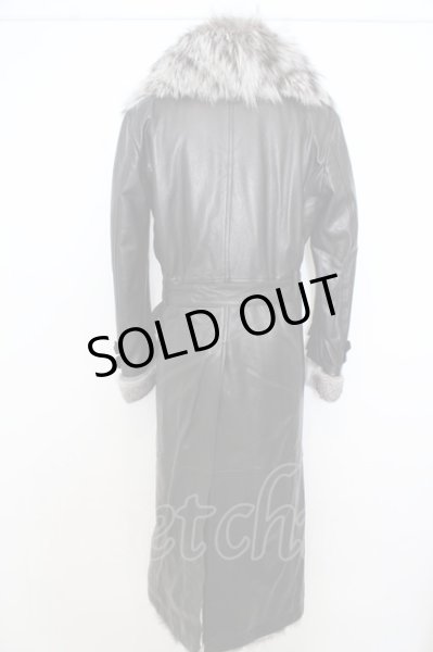 画像5: TORNADO MART コート.マキシレザーコンビファー'19AW /ブラック/M O-23-08-24-042-TO-ou-YM-ZT-ML017 (5)