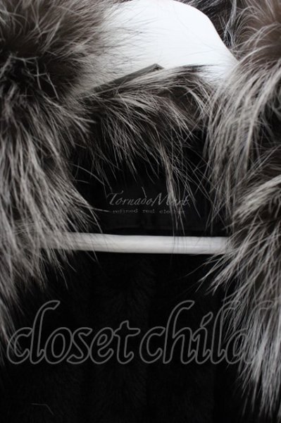 画像6: TORNADO MART コート.マキシレザーコンビファー'19AW /ブラック/M O-23-08-24-042-TO-ou-YM-ZT-ML017 (6)