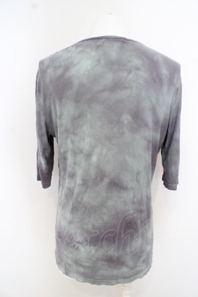 画像5: TORNADO MART カットソー.ハンドムラ染めテレコ 五分袖 /ブルーｘパープル/L O-23-08-24-012-TO-to-YM-ZT156 (5)