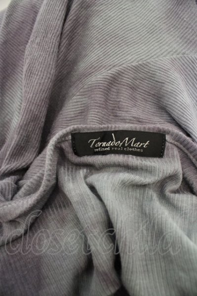 画像6: TORNADO MART カットソー.ハンドムラ染めテレコ 五分袖 /ブルーｘパープル/L O-23-08-24-012-TO-to-YM-ZT156 (6)