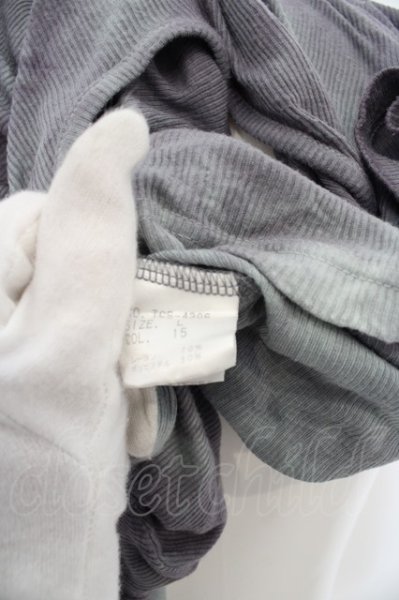 画像7: TORNADO MART カットソー.ハンドムラ染めテレコ 五分袖 /ブルーｘパープル/L O-23-08-24-012-TO-to-YM-ZT156 (7)