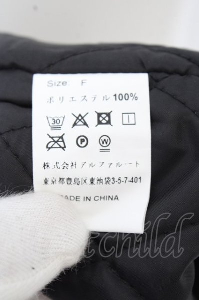 画像4: NieR Clothing ジャンパー.リボンNieR中綿MA-1 /ブラック/F O-23-08-27-014-Ni-ou-OW-ZT-M002 (4)