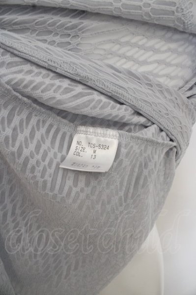 画像2: TORNADO MART カーディガン.シースルーＪＱ'15SS /グレー/M O-23-08-31-009-TO-to-YM-ZT193 (2)