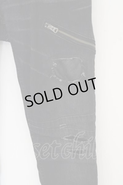 画像3: LGB パンツ.S-WOLF レザーリペアバイカー【メンズ29】 /ブラック/29 O-23-09-01-032-LG-pa-YM-ZT-ML002 (3)