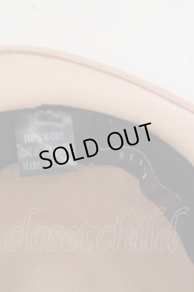 画像4: SEANA ハット.中折ウール /ベージュ/ O-23-09-01-033-SE-za-YM-ZT068 (4)