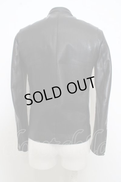 画像5: LITHIUM HOMME ジャケット.COW LEATHER SINGLE RIDERS /ブラック/46 O-23-09-01-006w-1-ja-LI-m-YM-ZT-M002 (5)