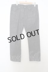 【SALE】Zero by TORNADO MART パンツ.ハイパーデニムクロップド /グレー/M O-23-09-01-009-Ze-pa-YM-ZT328