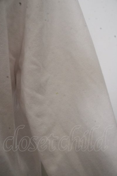 画像2: KMK(KINGLY MASK) パーカー.パッチワイドプルオーバー /ホワイト/F O-23-09-01-002-KM-to-YM-ZT185 (2)