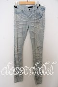 【WINTERセール】CIVARIZE パンツ.パールバインダー加工ストレッチスキニーデニム'18AW /ライトブルー/44 O-23-09-14-021w-1-pa-CI-m-YM-ZT014