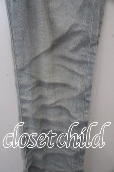 画像2: CIVARIZE パンツ.パールバインダー加工ストレッチスキニーデニム'18AW /ライトブルー/44 O-23-09-14-021w-1-pa-CI-m-YM-ZT014 (2)