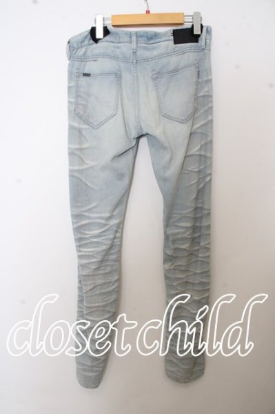 画像4: CIVARIZE パンツ.パールバインダー加工ストレッチスキニーデニム'18AW /ライトブルー/44 O-23-09-14-021w-1-pa-CI-m-YM-ZT014 (4)