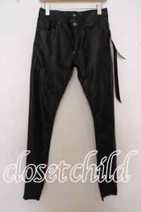 青激-SEIGEKI-（FAGASSENT パンツ.Eco Bio Washed Leather /ブラック/28