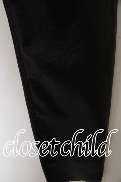 画像3: 青激-SEIGEKI- パンツ.Eco Bio Washed Leather /ブラック/28 O-23-09-14-022-GE-pa-YM-ZT-ML022 (3)