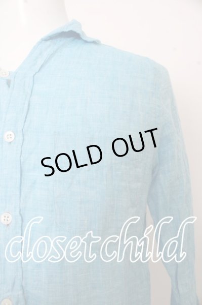 画像2: GOSTAR DE FUGA シャツ.Subdirectory フレンチリネン'14SS /ブルー/44 O-23-09-15-051w-1-sh-GO-m-YM-ZT369 (2)