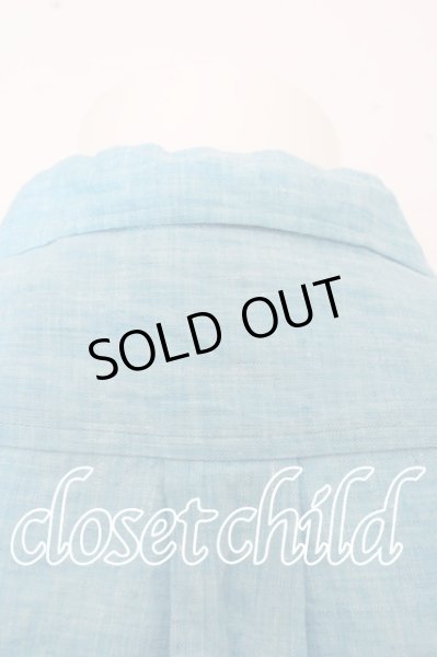 画像3: GOSTAR DE FUGA シャツ.Subdirectory フレンチリネン'14SS /ブルー/44 O-23-09-15-051w-1-sh-GO-m-YM-ZT369 (3)