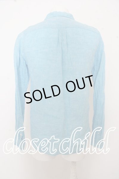 画像4: GOSTAR DE FUGA シャツ.Subdirectory フレンチリネン'14SS /ブルー/44 O-23-09-15-051w-1-sh-GO-m-YM-ZT369 (4)