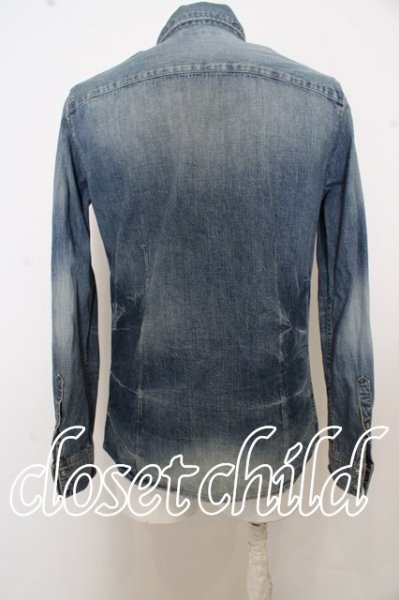 画像3: GOSTAR DE FUGA シャツ. Imitation デニム'12AW /インディゴ/44 O-23-09-15-054w-1-sh-GO-m-YM-ZT338 (3)