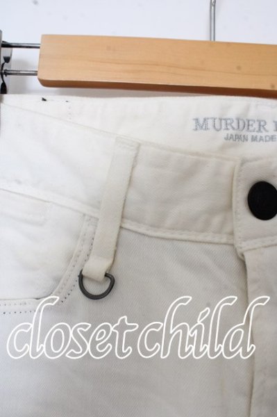 画像2: MURDER LICENSE パンツ.カラーストレッチスキニーデニム /ホワイト/46 O-23-09-15-009w-1-pa-MU-m-YM-ZT024 (2)