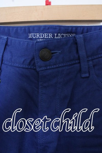 画像3: 【SALE】MURDER LICENSE パンツ.カラーストレッチスキニーデニム /ブルー/46 O-23-09-15-010w-1-pa-MU-m-YM-ZT446