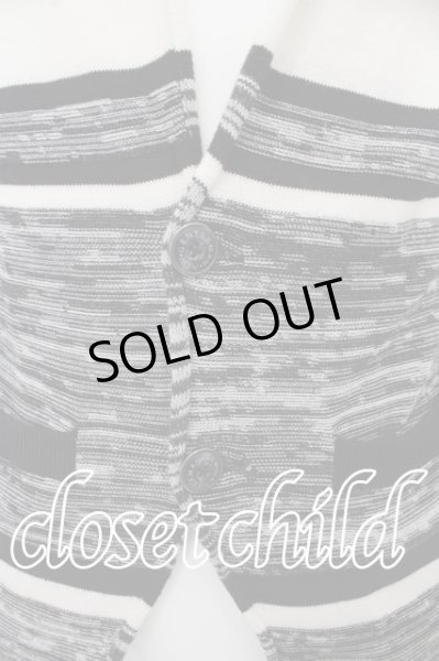 画像2: BUFFALO BOBS ジャケット.パネルニット半袖 /ホワイトｘブラック/2-3 O-23-09-15-022w-1-ja-BU-m-YM-ZT445 (2)