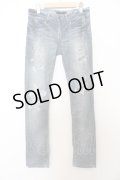 【SALE】FUA / COWABUNA ダメージスキニーデニムパンツ'15SS W-23-09-22-038-FU-pa-YM-ZT463