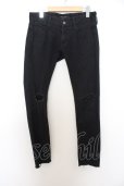 画像1: 【WINTERセール】Black by VANQUISH /パワーストレッチブラックスーパースキニーデニムパンツ O-23-09-22-045-Bl-pa-YM-ZT281 (1)