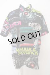 【SALE】MISHKA / PRINT総柄半袖シャツ O-23-09-22-065-KU-sh-YM-ZT262