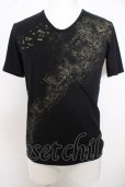 画像1: 【SALE】TORNADO MART / ペイズリーバタフライグリッターTシャツ O-23-09-22-071-TO-ts-YM-ZT351 (1)