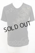 【SALE】TORNADO MART / ペイズリーバタフライグリッターTシャツ O-23-09-22-071-TO-ts-YM-ZT351