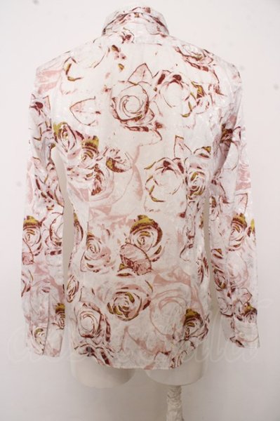 画像3: TORNADO MART / グロッシーローズプリントシャツ O-23-09-22-081-TO-sh-YM-ZT264 (3)