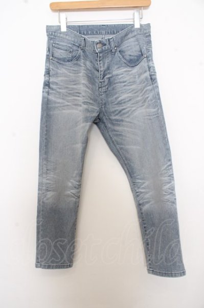 画像1: TORNADO MART / ハーフトーンクロップドデニムパンツ’19SS O-23-09-22-087-TO-pa-YM-ZT235 (1)