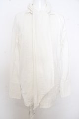 【WINTERセール】NO ID. BLACK / Cフランネルタックロングシャツ W-23-09-22-019-NO-sh-YM-ZT123