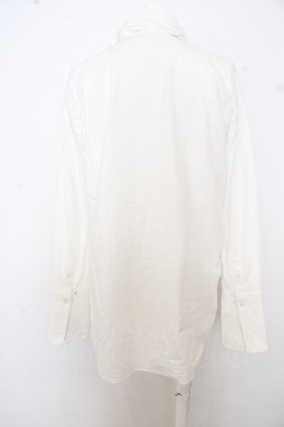 画像6: NO ID. BLACK / Cフランネルタックロングシャツ W-23-09-22-019-NO-sh-YM-ZT123 (6)