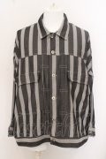 【WINTERセール】NO ID. BLACK / ジャケット.テンセルデニムBIG-Gジャン O-23-09-25-041-NO-ja-YM-ZT041