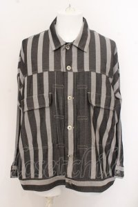 【WINTERセール】NO ID. BLACK / ジャケット.テンセルデニムBIG-Gジャン O-23-09-25-041-NO-ja-YM-ZT041