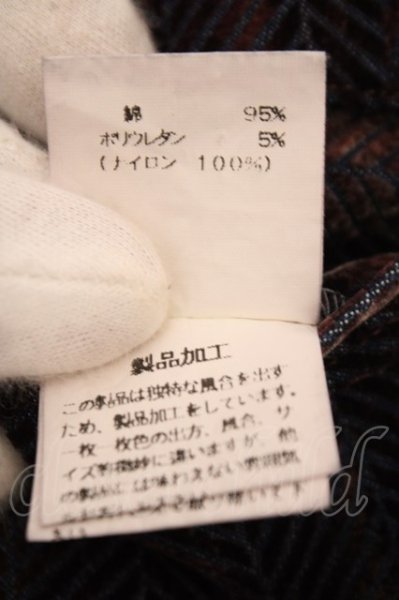 画像6: TORNADO MART / パンツ.ヘリンボーンムラ染めベルボトム O-23-09-25-053-TO-pa-YM-ZT156 (6)