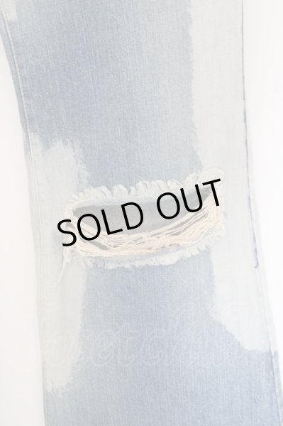 画像4: TORNADO MART / パンツ.フルダメージブリーチフレアデニム O-23-09-25-054-TO-pa-YM-ZT466 (4)