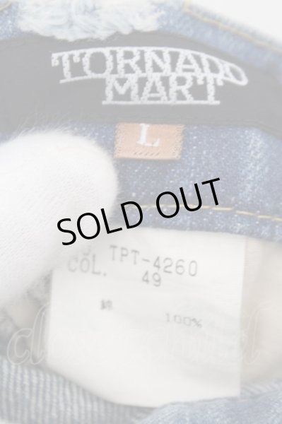 画像7: TORNADO MART / パンツ.フルダメージブリーチフレアデニム O-23-09-25-054-TO-pa-YM-ZT466 (7)