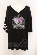【WINTERセール】TRAVAS TOKYO / Tシャツ.VネックBIG TEE'22SS O-23-09-25-025-TR-to-YM-ZT242