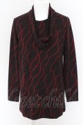 NO ID. BLACK / 【タグ付き】スヌード付ヘムラウンドロンT O-23-09-29-013-NO-to-YM-ZT448